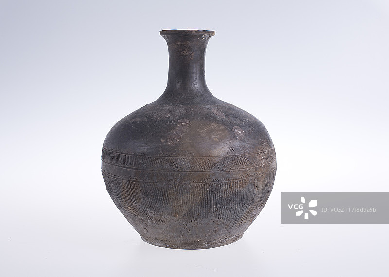 战国黑陶瓶图片素材