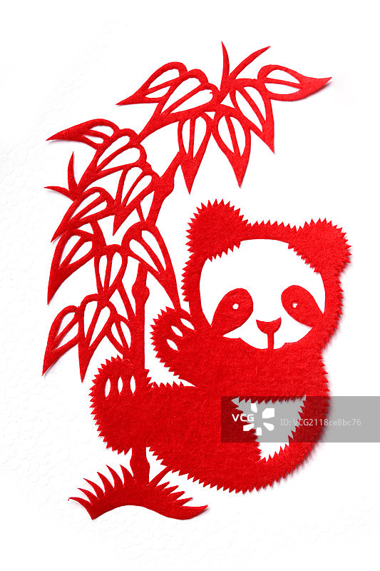 剪纸-熊猫图片素材