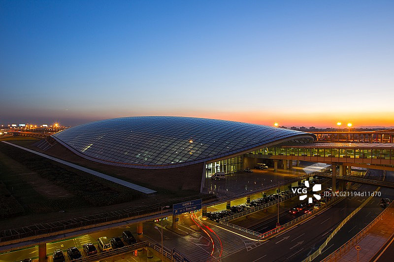 北京首都国际机场3号航站楼图片素材