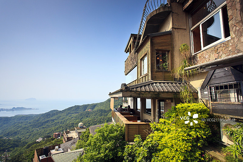 台湾九分美景图片素材