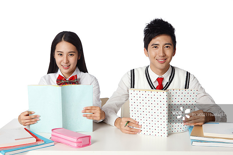 时尚活力的青年学生图片素材