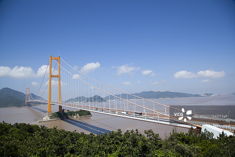 浙江省舟山西堠门大桥图片素材