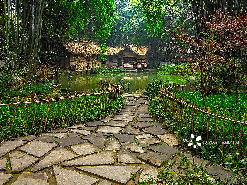 四川成都杜甫草堂图片素材