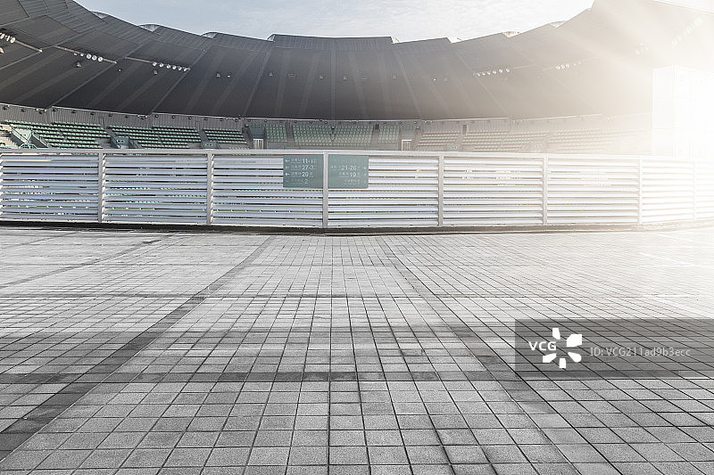 南京奥体中心背景路面图片素材