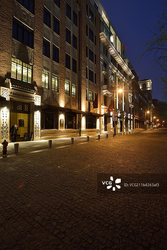 外滩源夜景图片素材