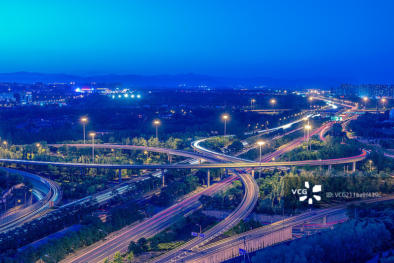 北京城市夜景风光图片素材