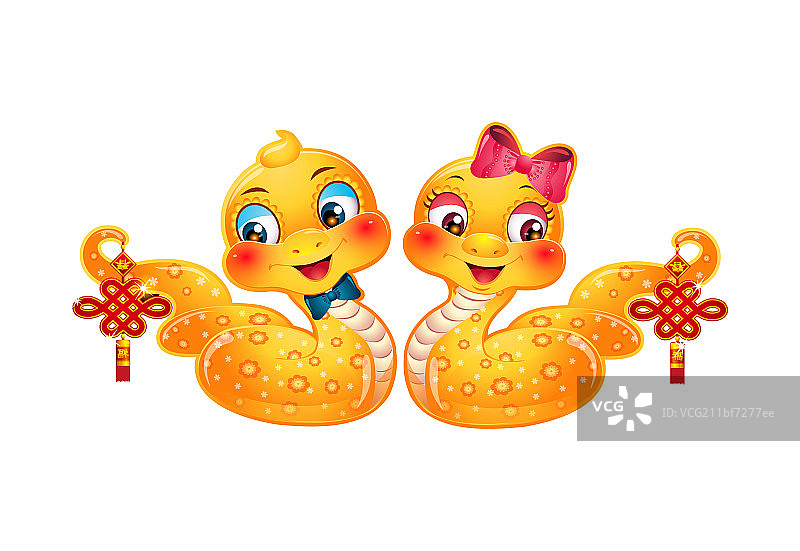 插画蛇图片素材