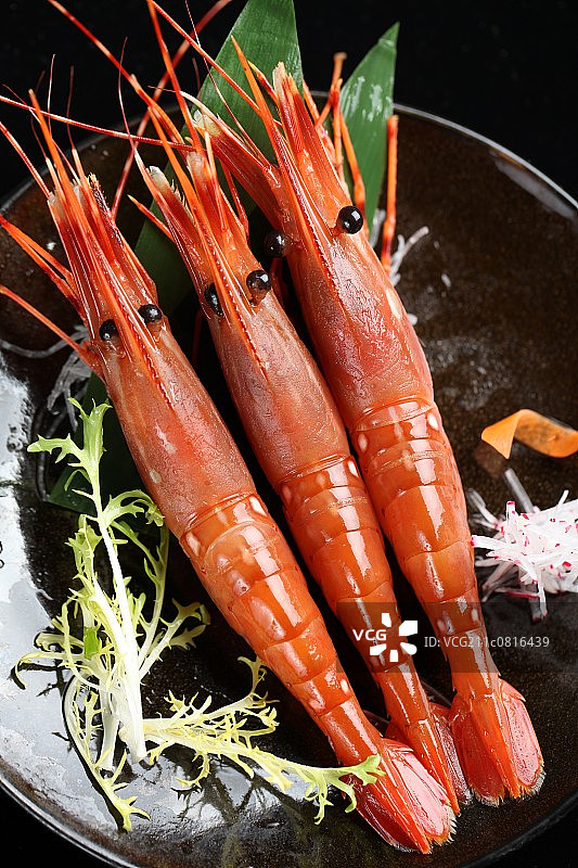 牡丹虾刺身图片素材