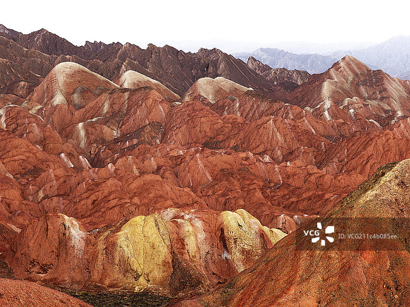 甘肃自然景观张掖丹霞地貌图片素材