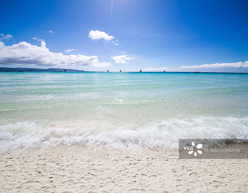 菲律宾长滩岛沙滩图片素材