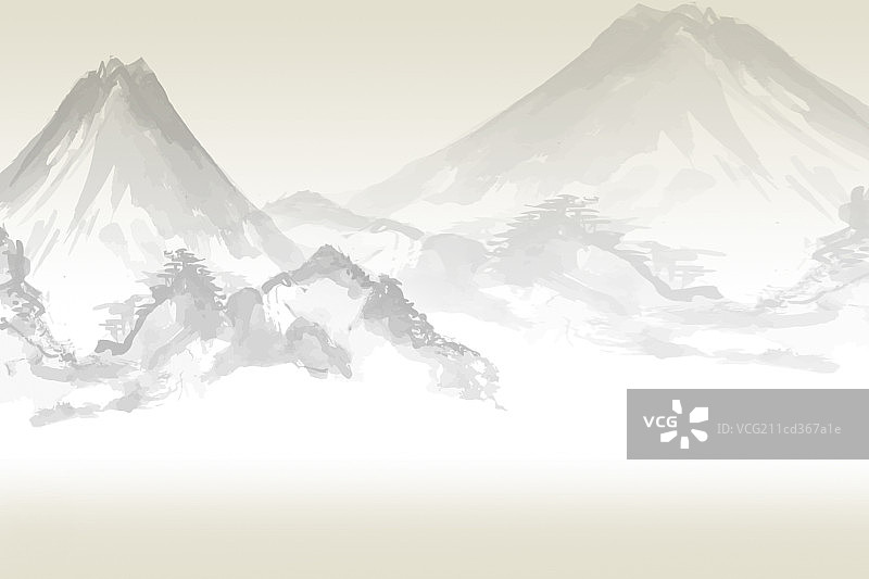 水墨画图片素材