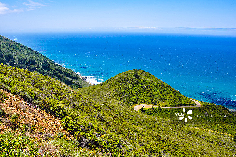 美国加州一号公路风光图片素材