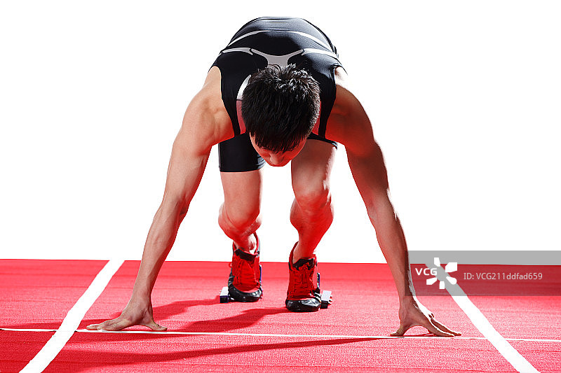 运动员起跑图片素材