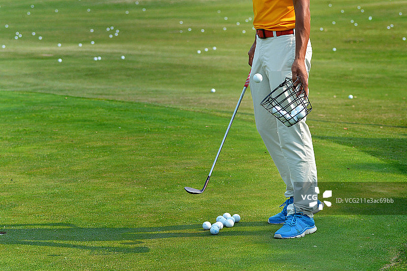 美丽的上海高尔夫球场图片素材