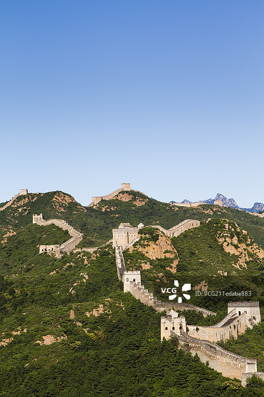 北京金山岭长城图片素材