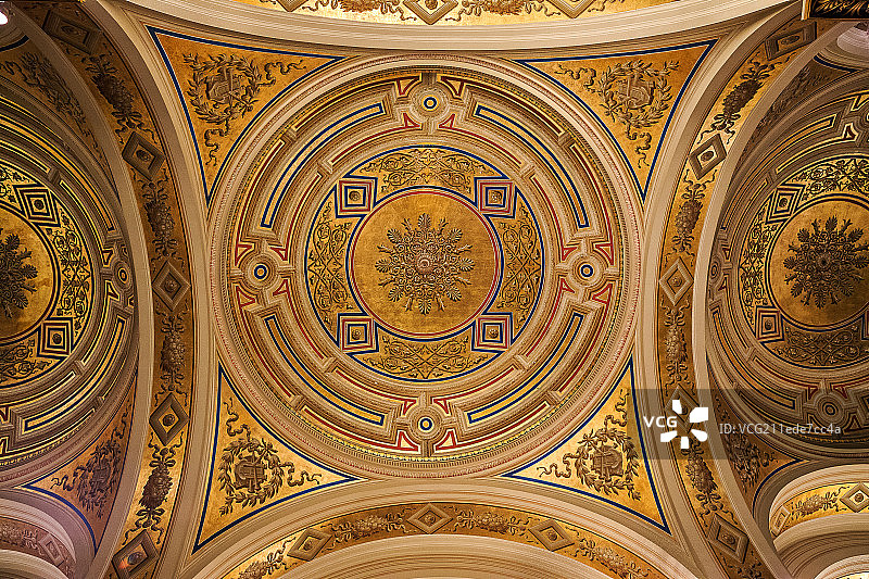 奥地利金色大厅歌剧院室内装饰图片素材