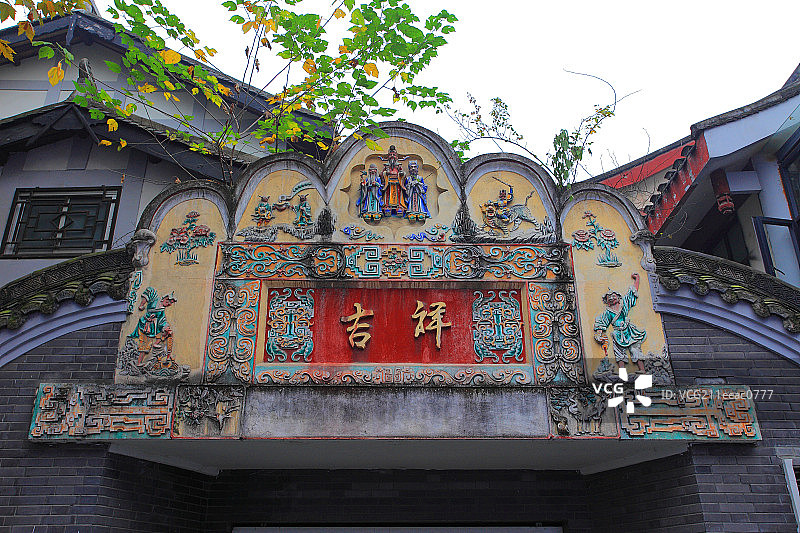成都宽窄巷子图片素材
