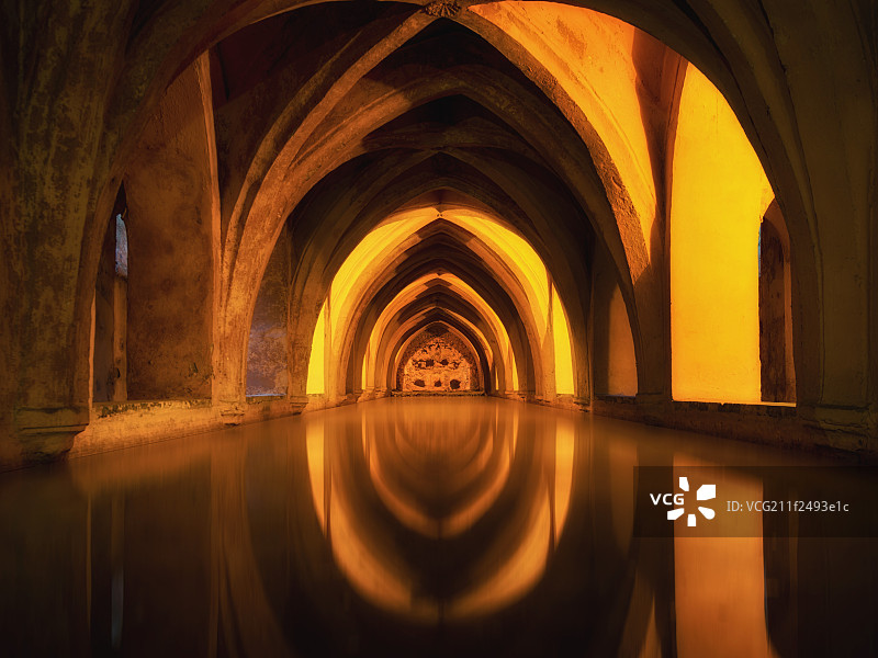 塞维利亚王宫地窖图片素材