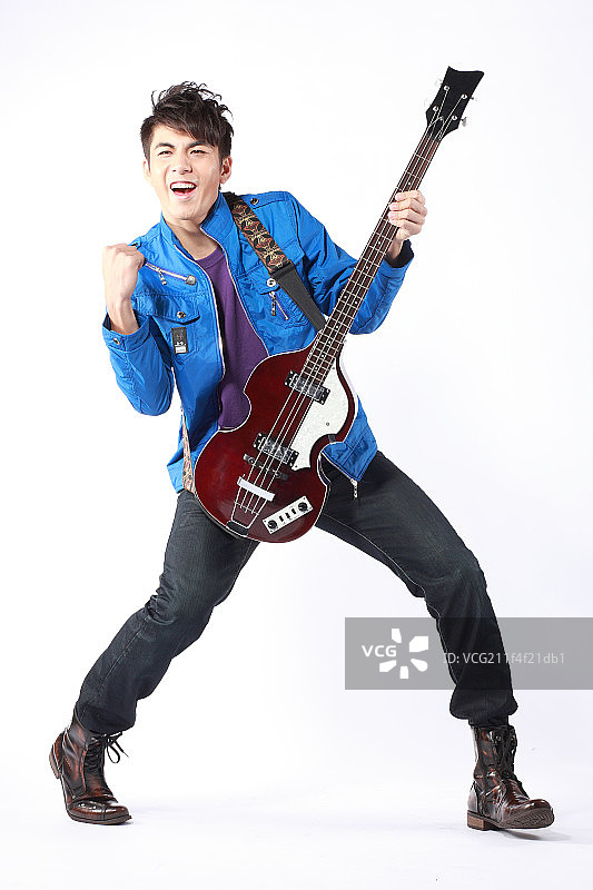 贝司青年图片素材