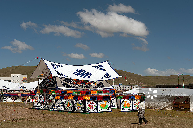 西藏那曲帐篷图片素材