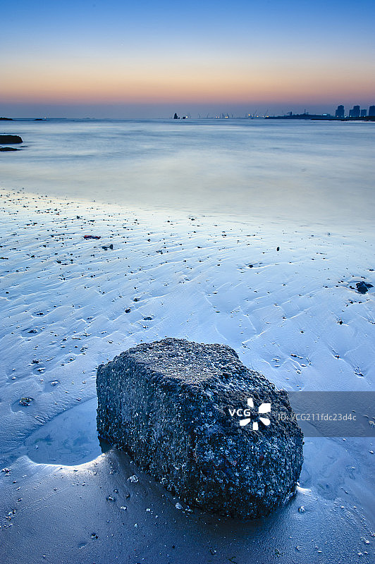 海边的礁石图片素材