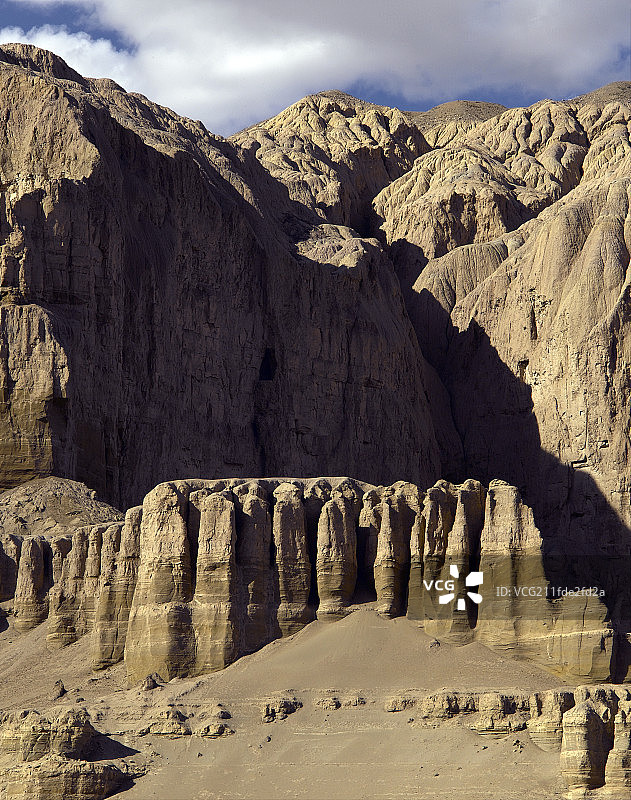 西藏自然风景札达土林图片素材