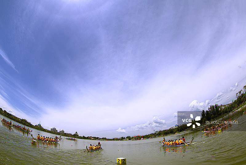 端午节龙舟划船比赛图片素材