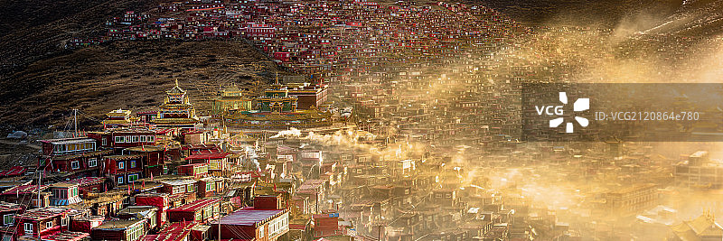 四川省色达五明佛学院图片素材