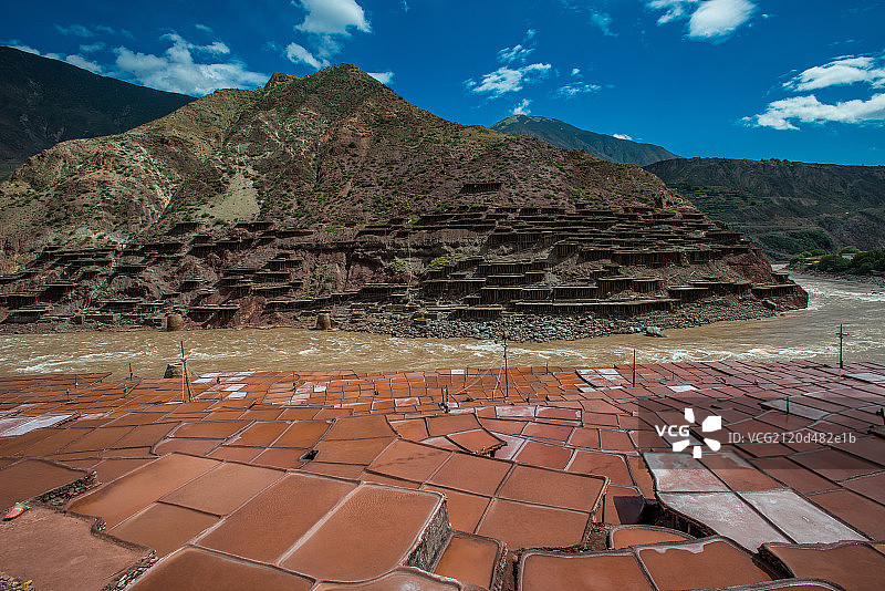 云南省盐井风光图片素材