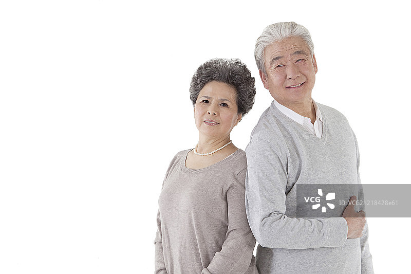 东方中老年夫妇肖像图片素材
