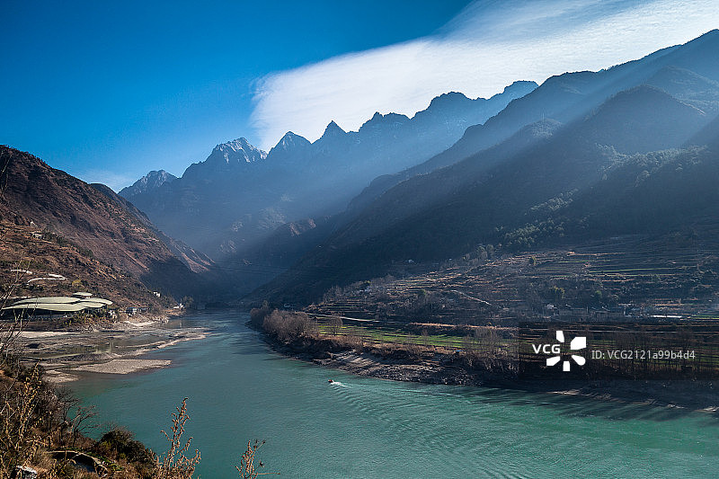 金沙江大峡谷图片素材