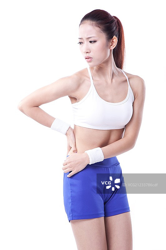 运动与腰部受伤图片素材