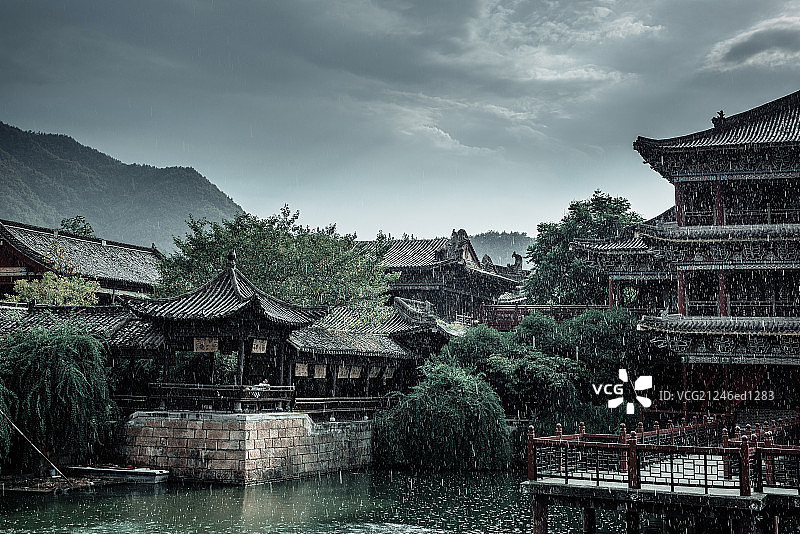 横店清明上河图图片素材