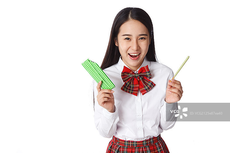 青春活力的青年学生图片素材