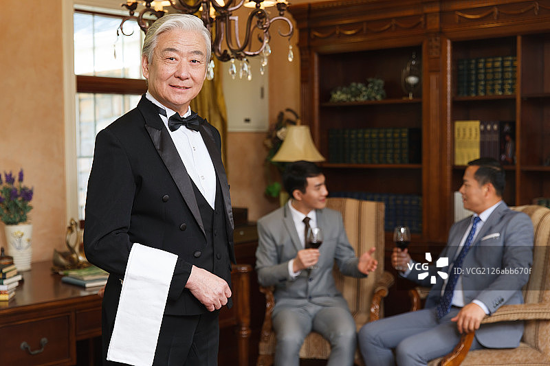 管家和商务男人图片素材