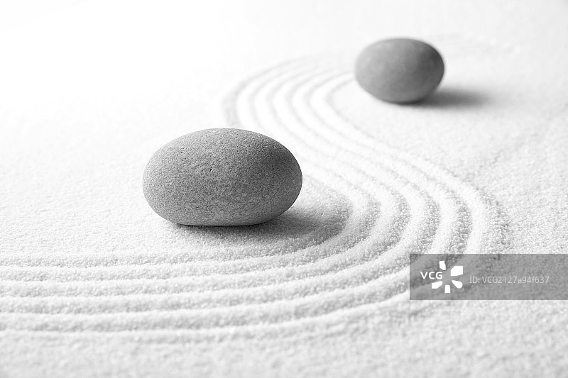 白色沙盘 石头图片素材