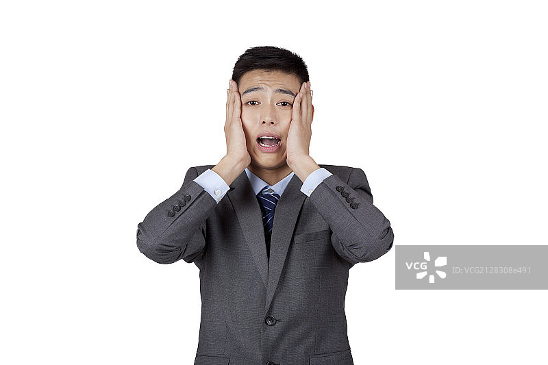 痛苦的商务人士图片素材