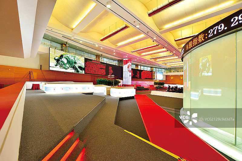 上海证券交易所 交易/上市大厅图片素材