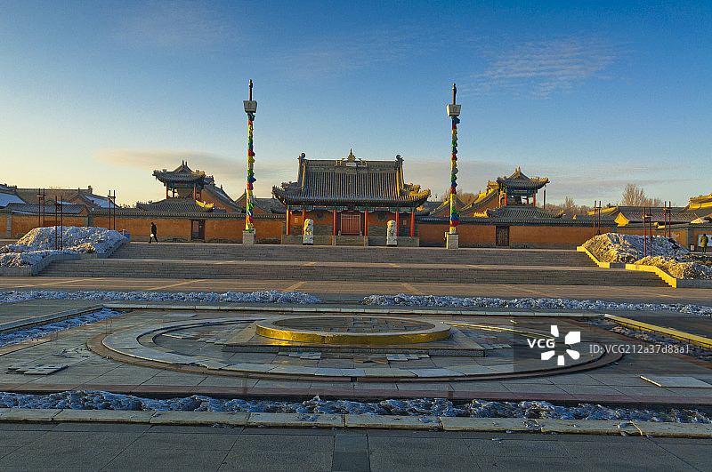 内蒙古锡林浩特贝子庙图片素材