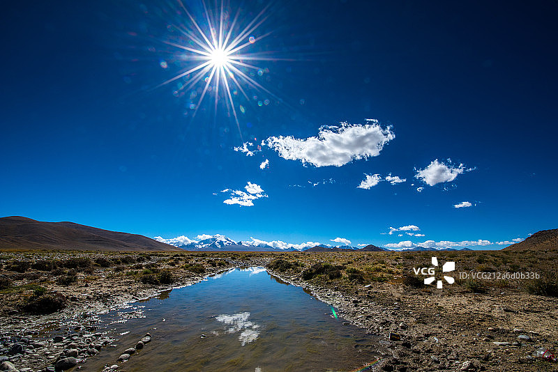西藏日喀则地区萨嘎希夏邦马峰图片素材