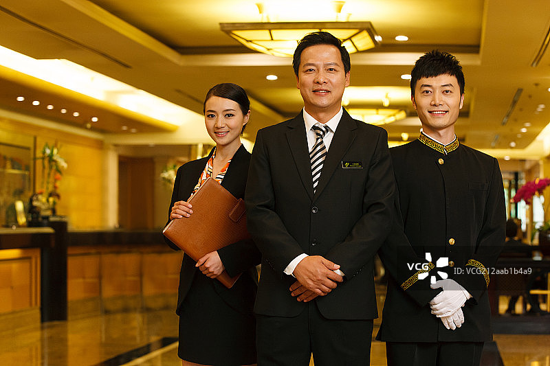 酒店服务人员图片素材