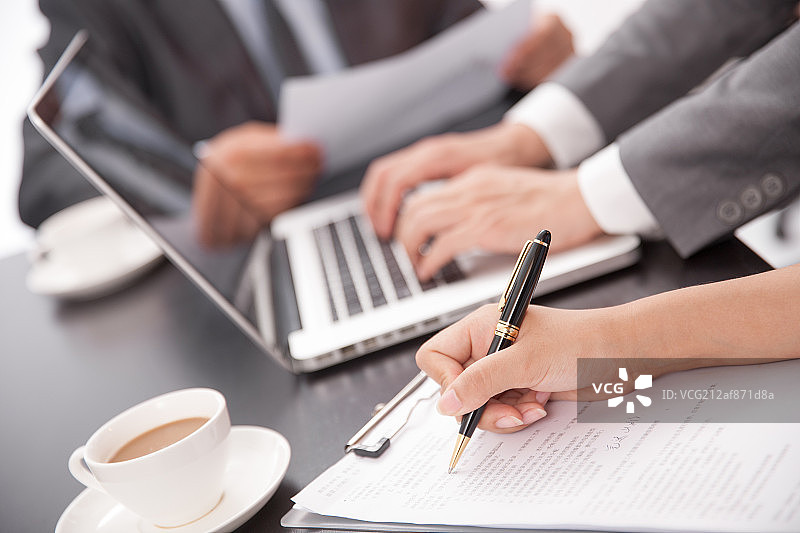 商务会议图表图片素材