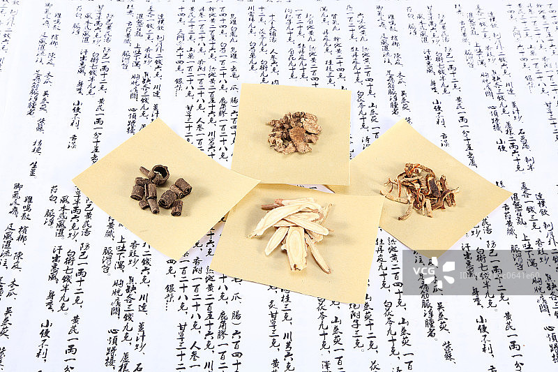 中药组合图片素材