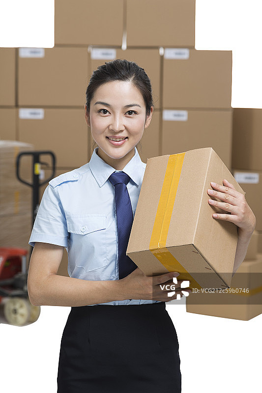 物流运输公司的工作人员图片素材