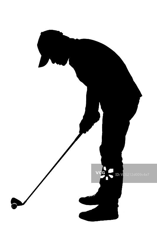 剪影,高尔夫,图片素材