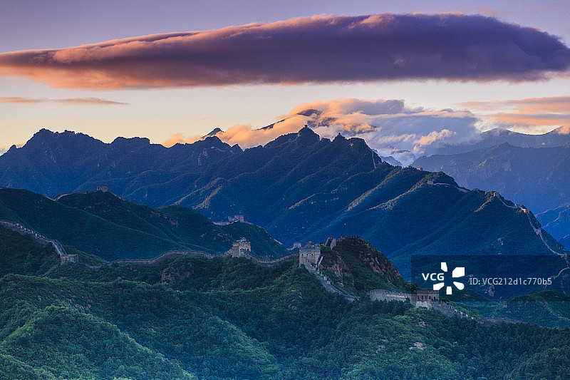 金山岭长城图片素材