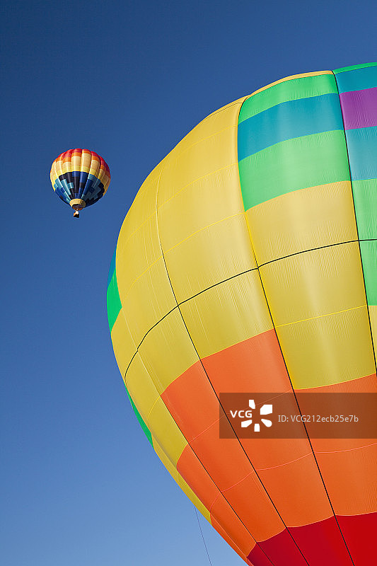 Hot Air Balloon In Flight图片素材