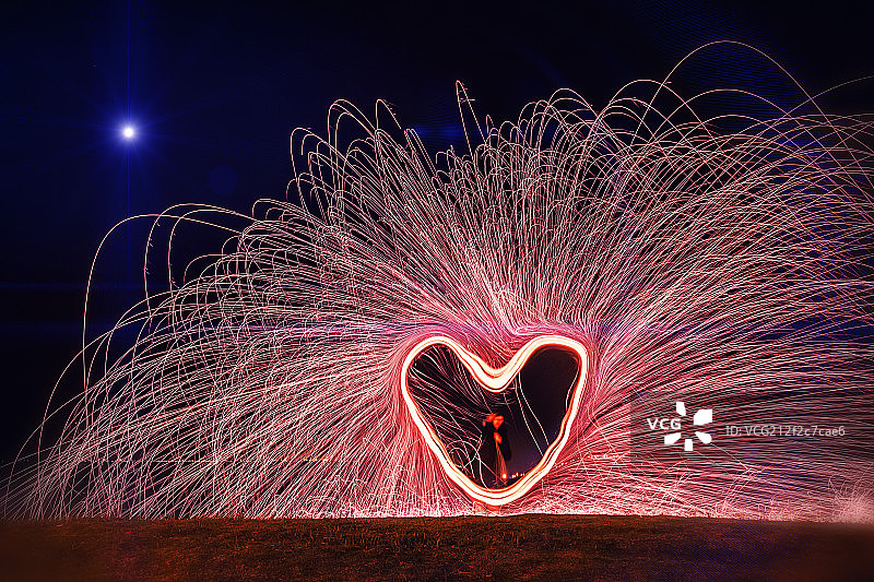 光绘爆炸图片素材