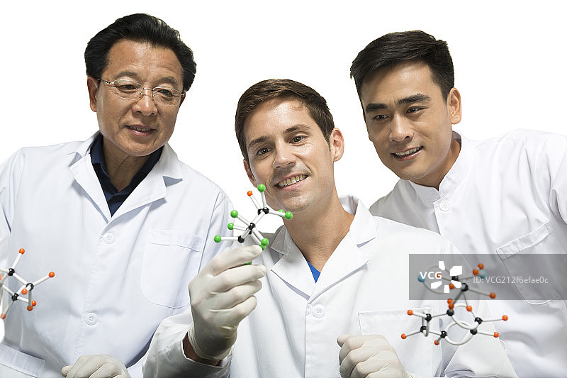 科学家在实验室做科学实验图片素材