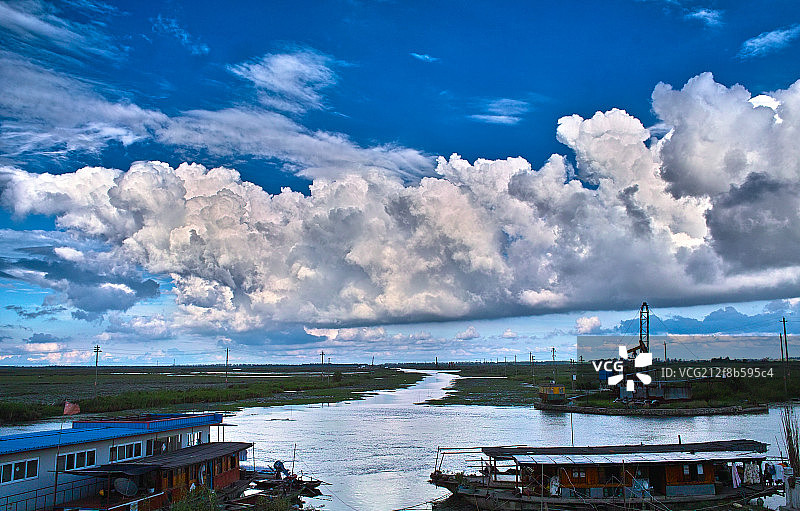江苏扬州邵伯湖风光图片素材